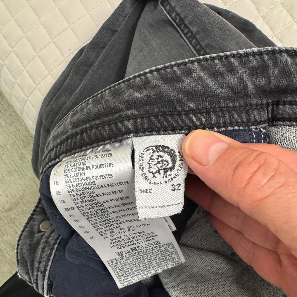 Diesel Men's Dark Gray Jeans